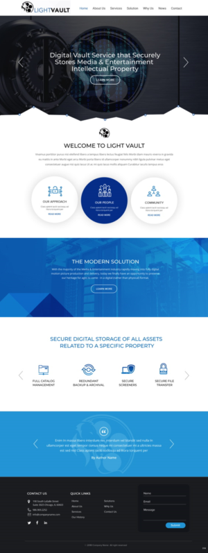 Web Design by pb for 9 Light Entertainment | Design: #19089329