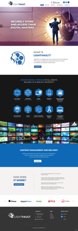 Web Design by pb for 9 Light Entertainment | Design: #19089333