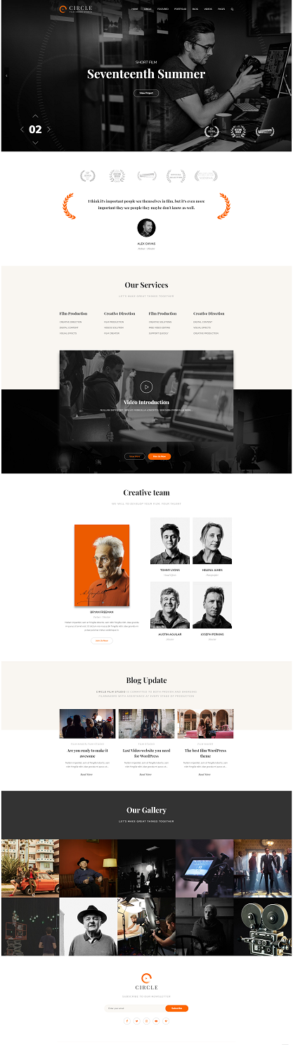 Web Design by farins88 for 9 Light Entertainment | Design #19091034