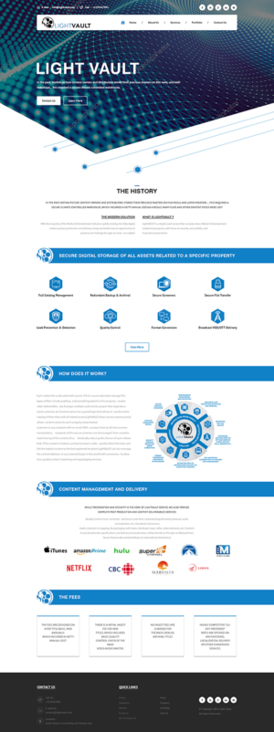 Web Design by PiXthemes for 9 Light Entertainment | Design: #19099370