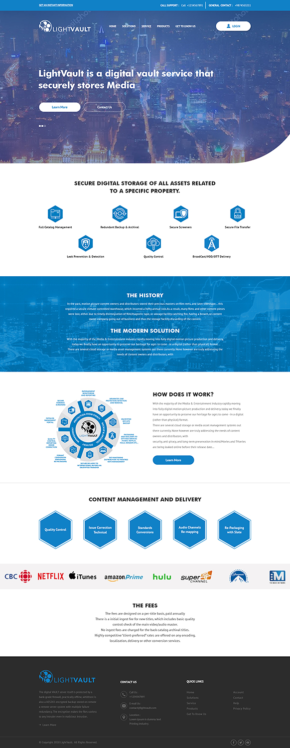 Web Design by PiXthemes for 9 Light Entertainment | Design #19105647
