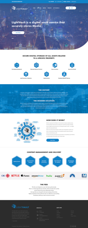 Web Design by PiXthemes for 9 Light Entertainment | Design: #19105647