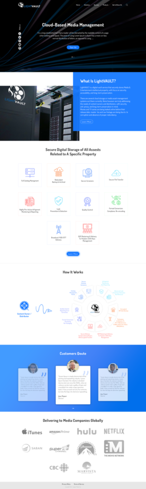 Web Design by iamtajwardesigns for 9 Light Entertainment | Design: #19132212