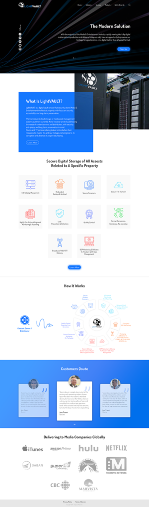 Web Design by iamtajwardesigns for 9 Light Entertainment | Design #19132213