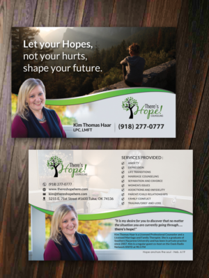 New therapy private practice needs a 2 sided postcard announcing location and services | Postcard Design by innovative earth