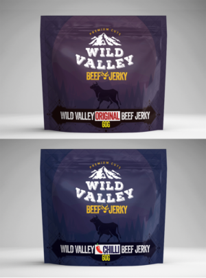 Wild Valley Jerky packaging | Packaging Design by SAI DESIGNS