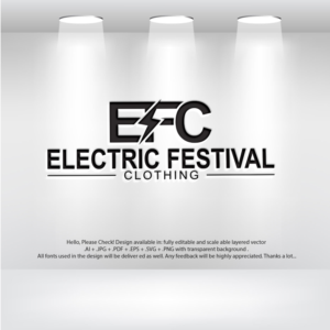 Electric Festival Clothing | Diseño de Logo por Banglalink 2