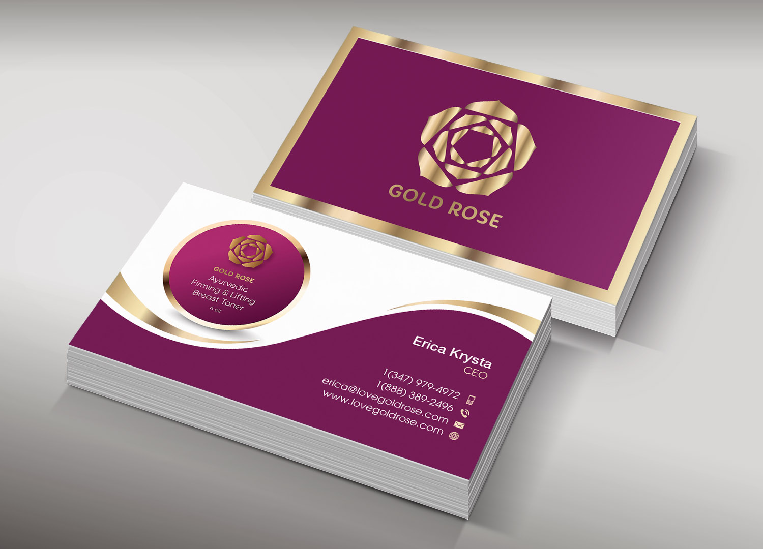 Design de Carte de Visite par Lanka Ama pour Gold Rose | Design #19082243