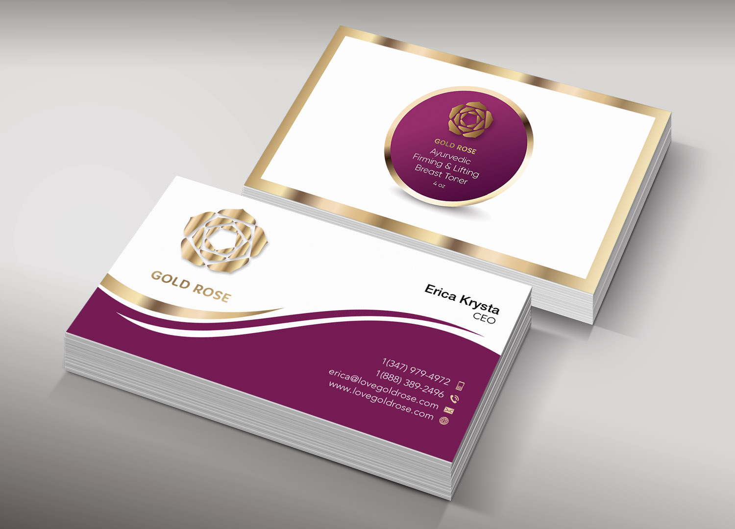Design de Carte de Visite par Lanka Ama pour Gold Rose | Design #19082244