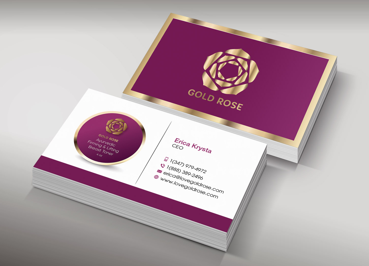 Design de Carte de Visite par Lanka Ama pour Gold Rose | Design #19082246