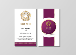 Visitenkarten-Design von Creation Lanka für Gold Rose | Design #19082324