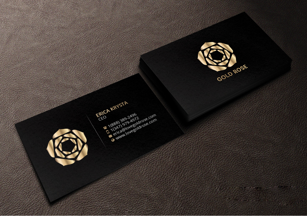 Business Card Design by Creations Box 2015 for Gold Rose | Design #19086116