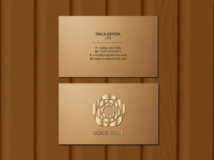 Business Card Design by Creations Box 2015 for Gold Rose | Design: #19086124