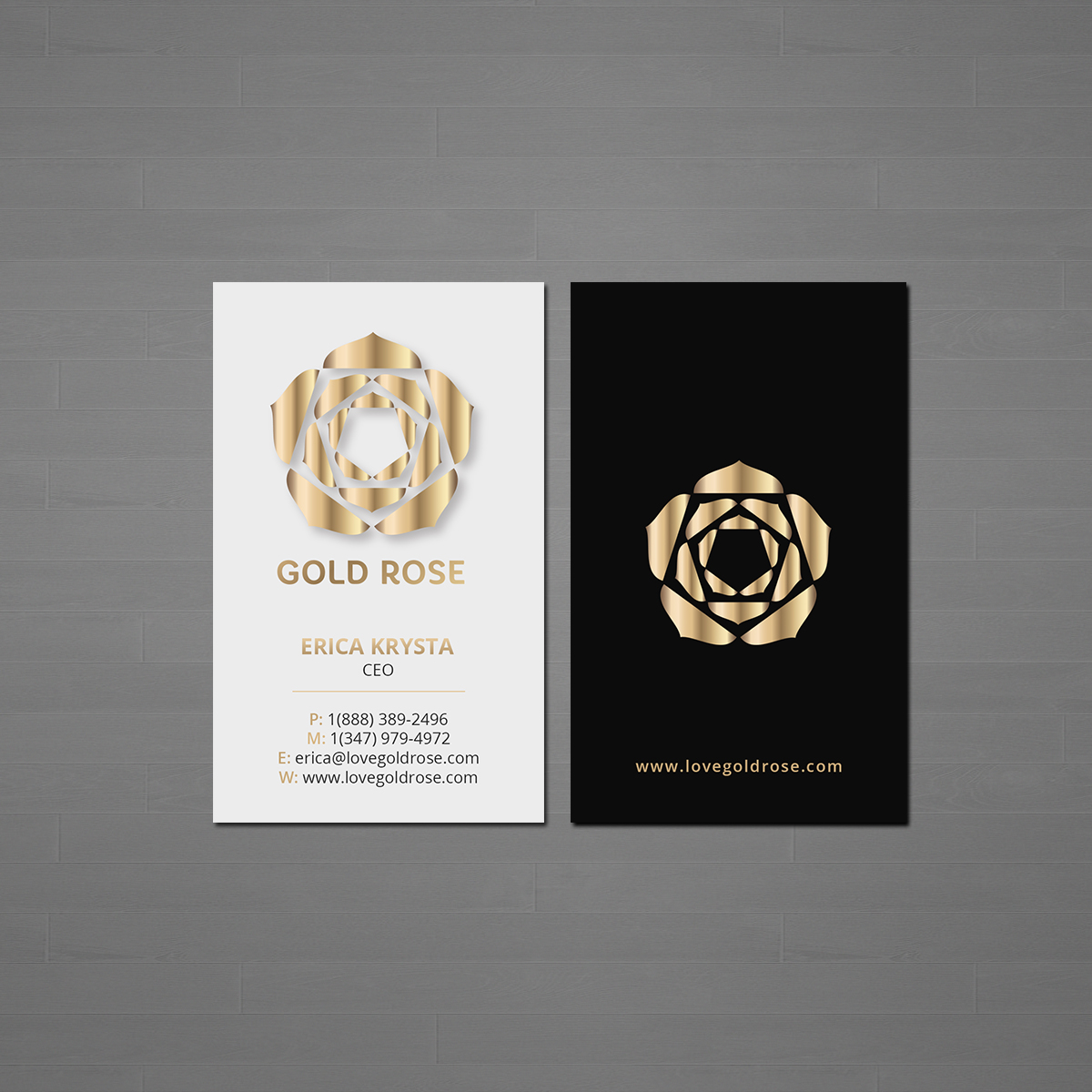 Business Card Design by Creations Box 2015 for Gold Rose | Design #19086128
