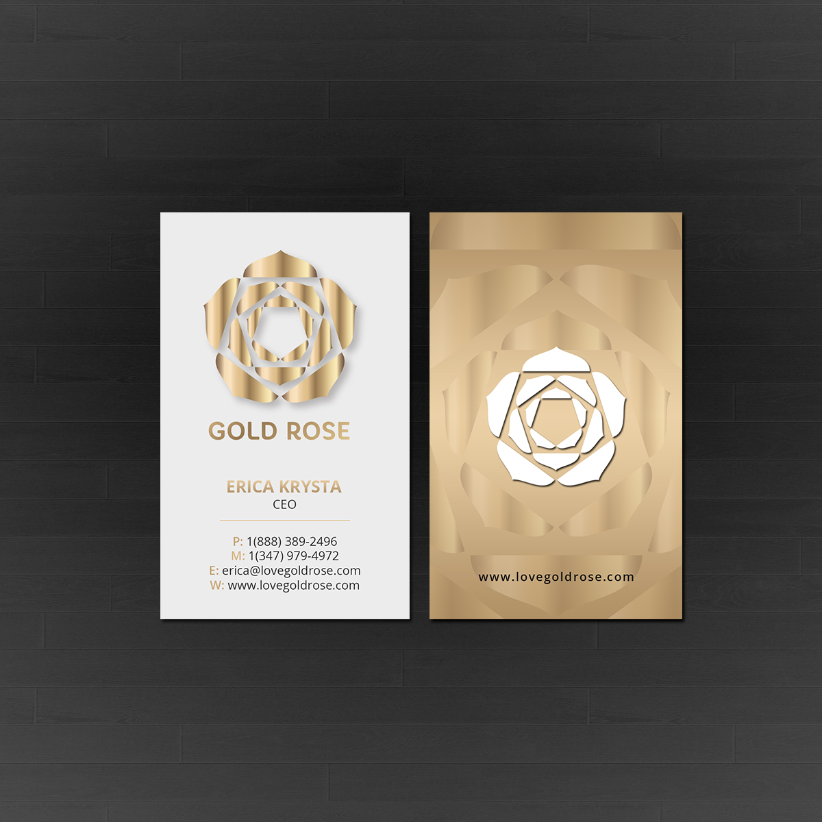 Business Card Design by Creations Box 2015 for Gold Rose | Design #19086129