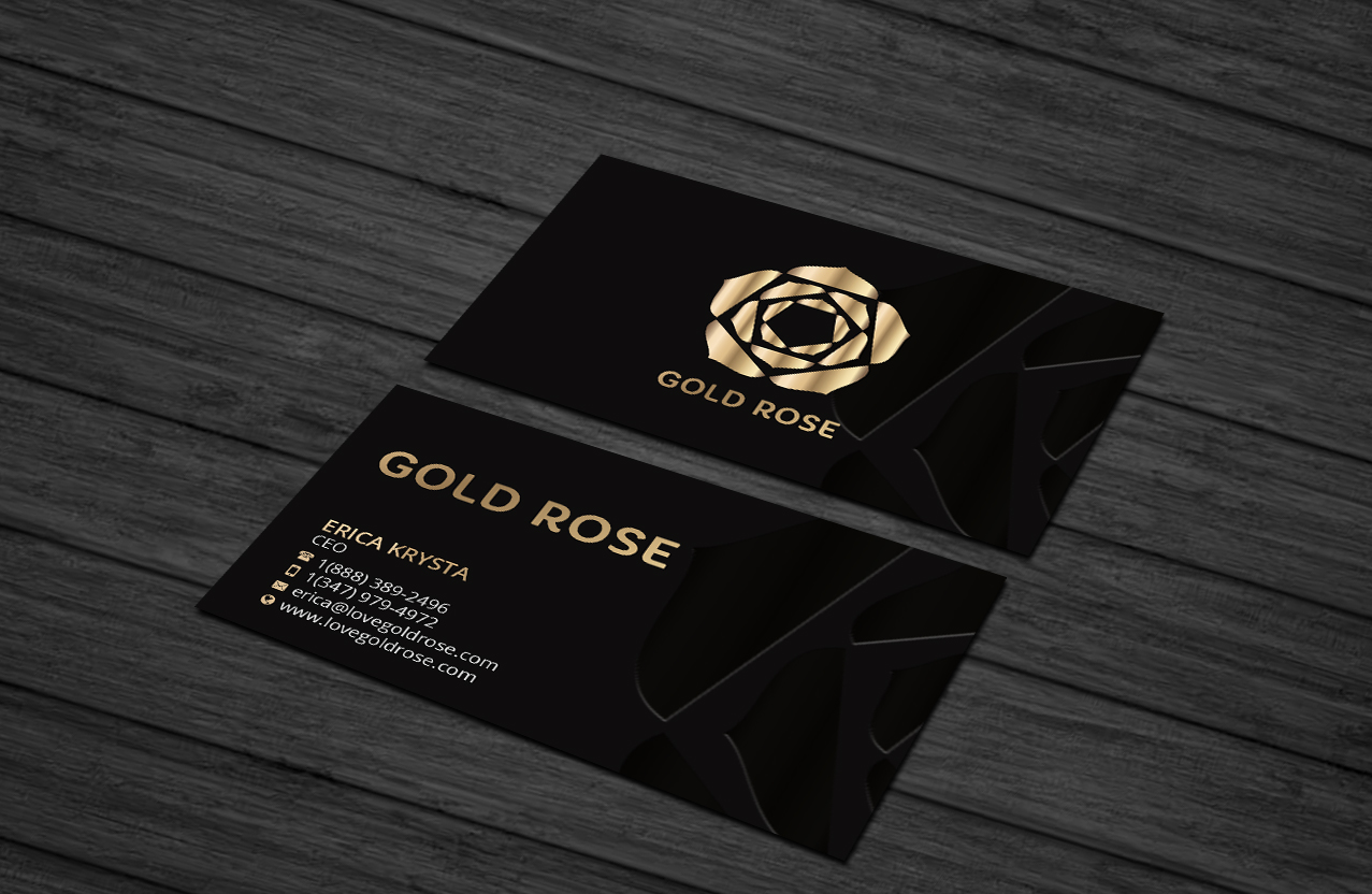 Business Card Design by Creations Box 2015 for Gold Rose | Design #19086133