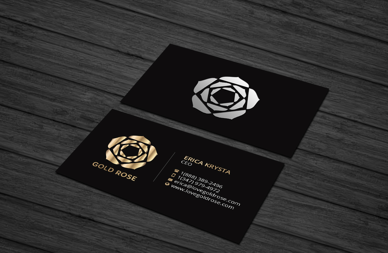 Business Card Design by Creations Box 2015 for Gold Rose | Design #19086134