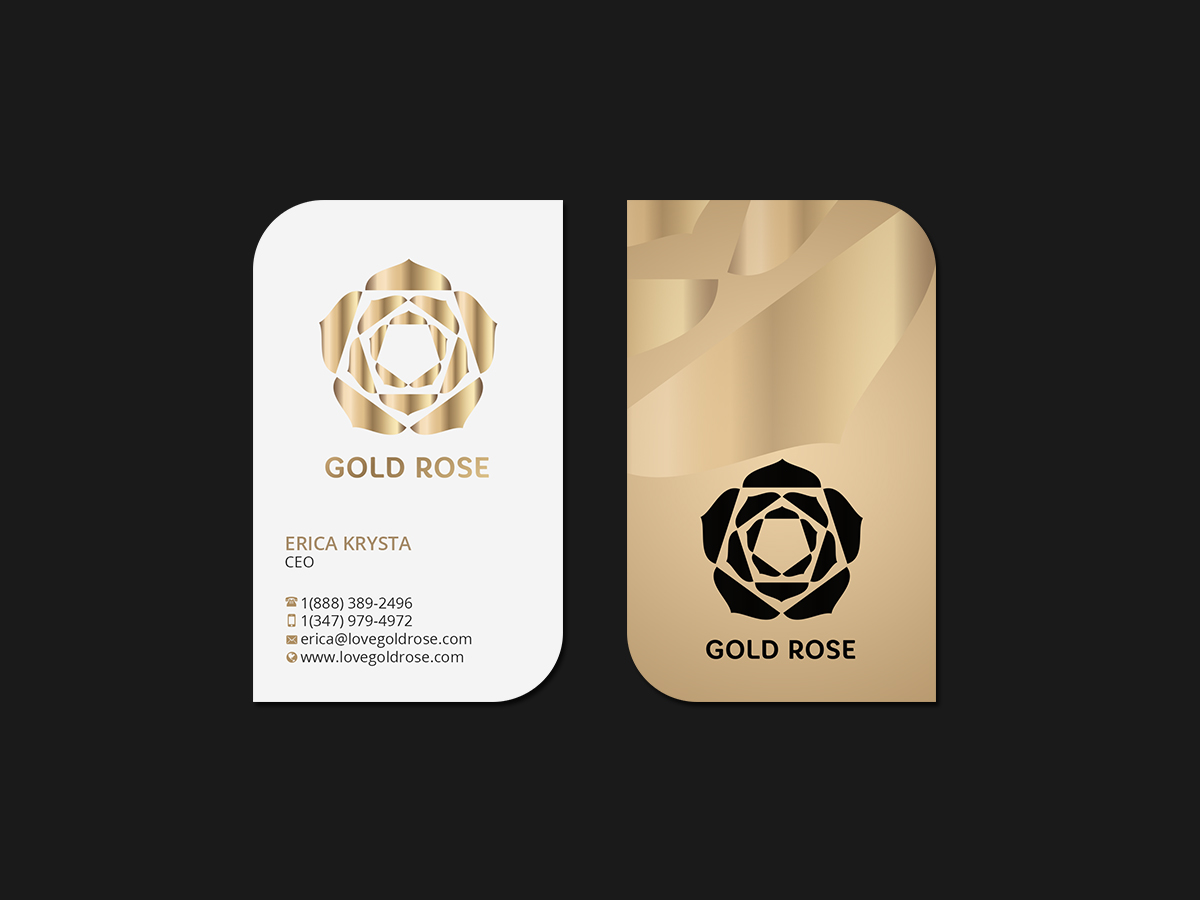 Business Card Design by Creations Box 2015 for Gold Rose | Design #19086135