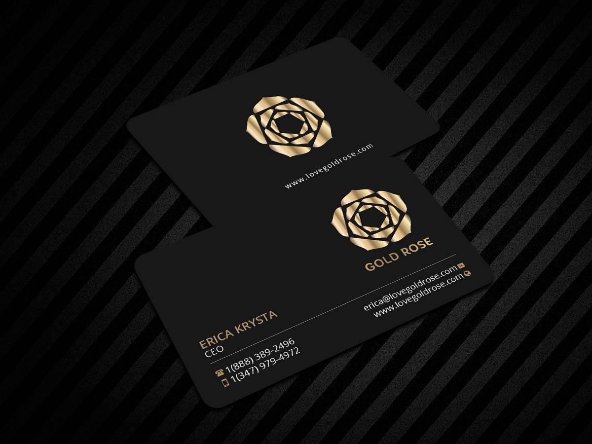 Business Card Design by Creations Box 2015 for Gold Rose | Design #19086143