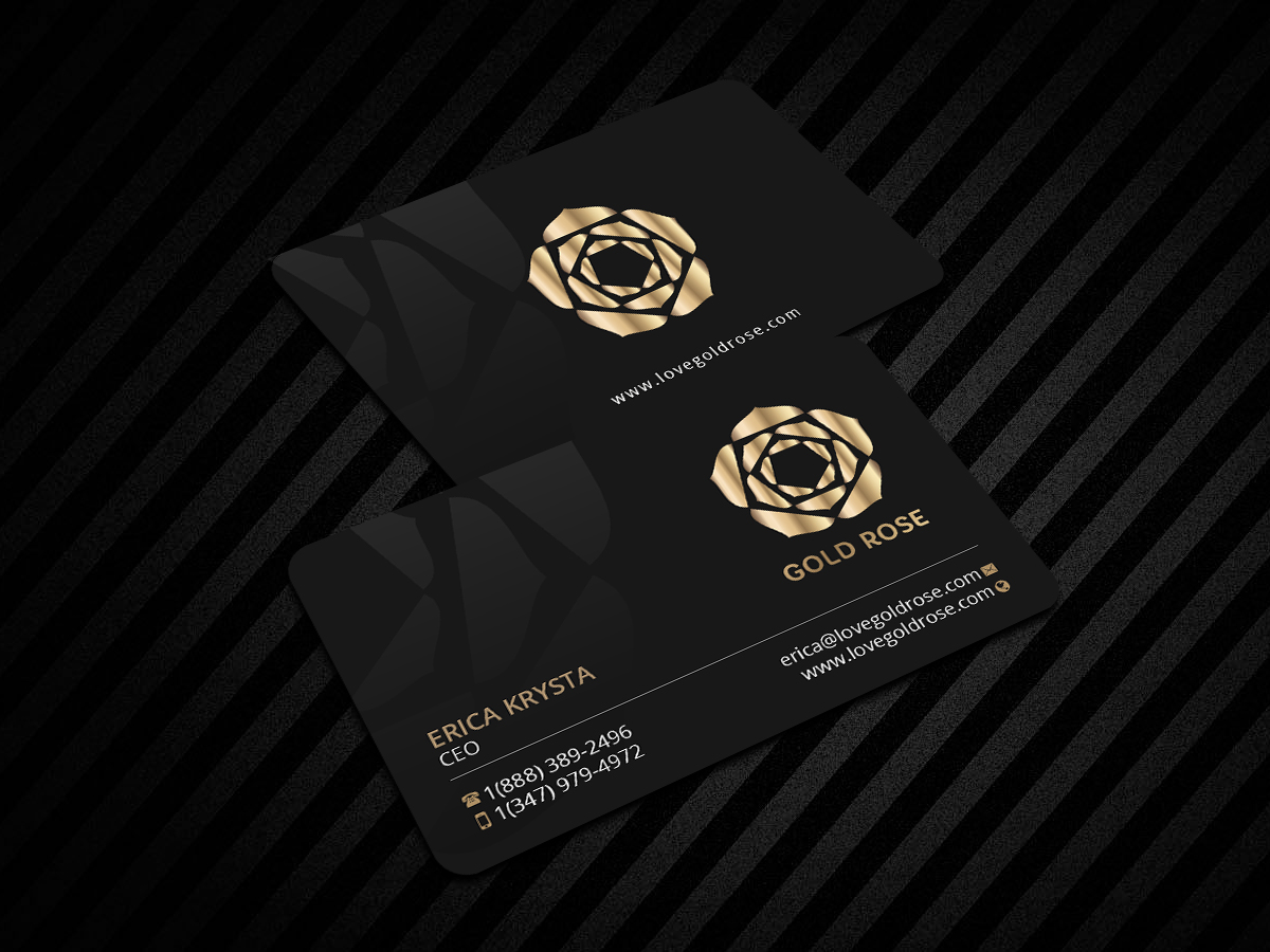 Business Card Design by Creations Box 2015 for Gold Rose | Design #19086144