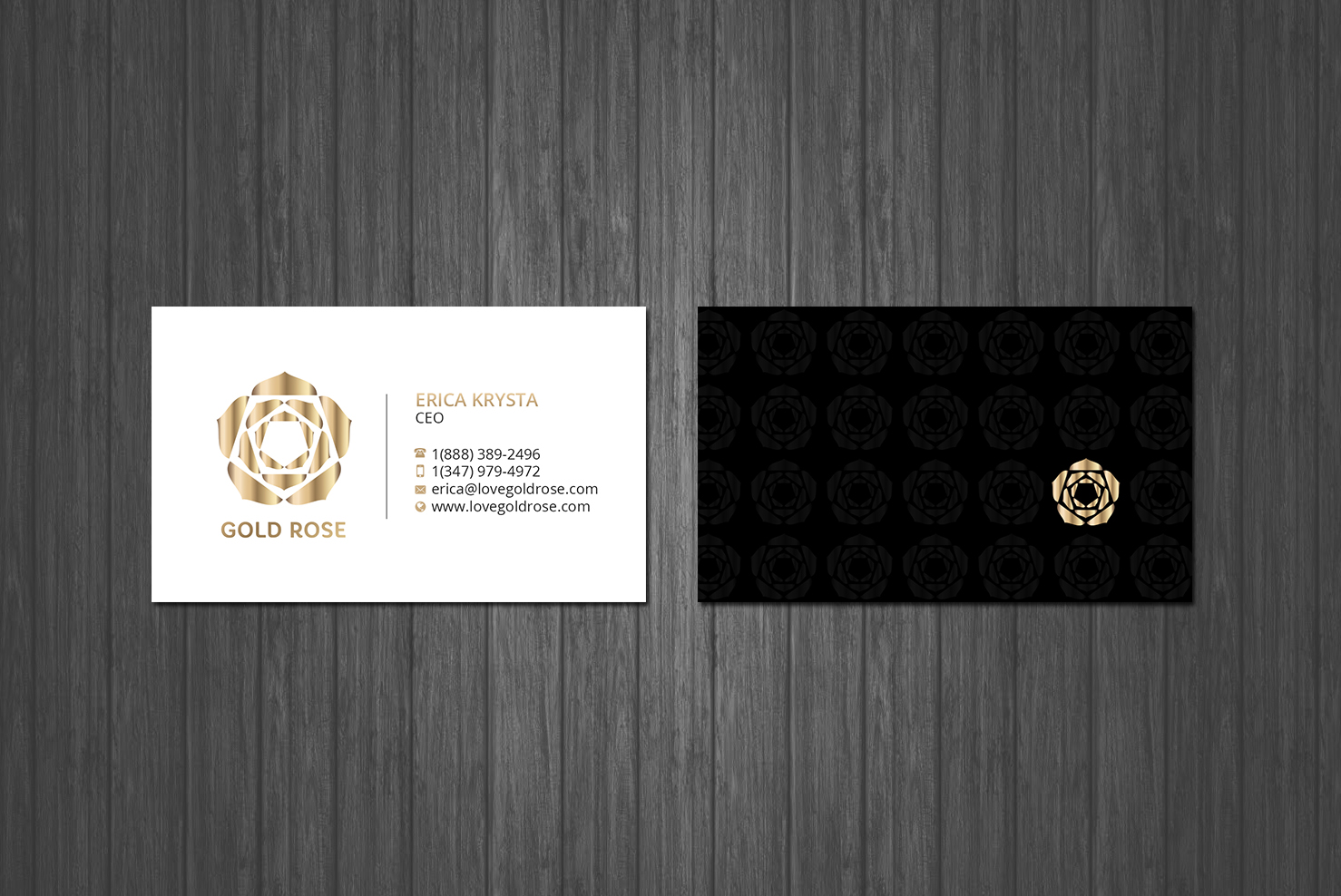 Business Card Design by Creations Box 2015 for Gold Rose | Design #19086145