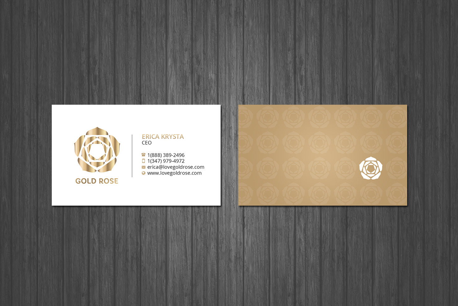 Business Card Design by Creations Box 2015 for Gold Rose | Design #19086146