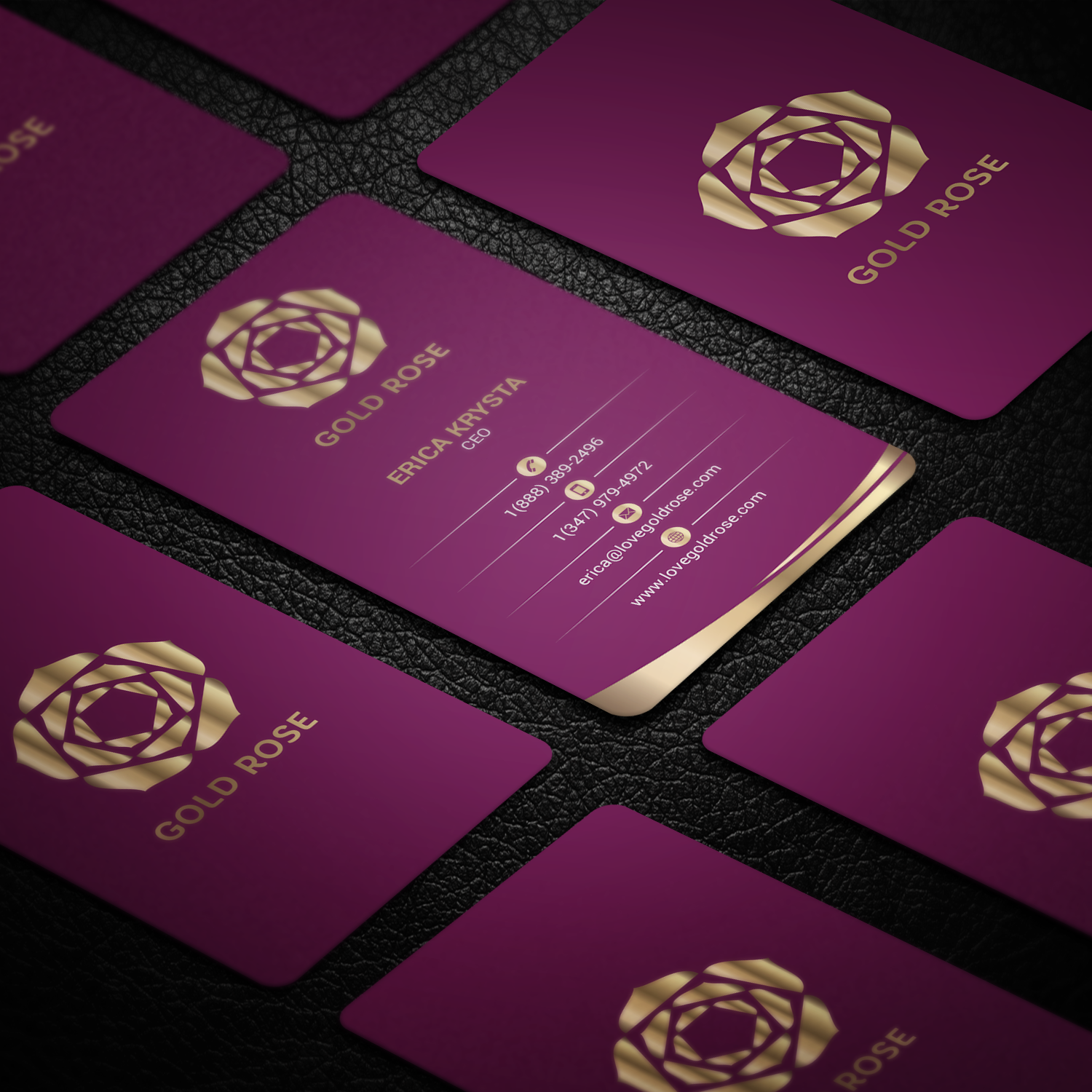 Design de Carte de Visite par Right_D pour Gold Rose | Design #19084264