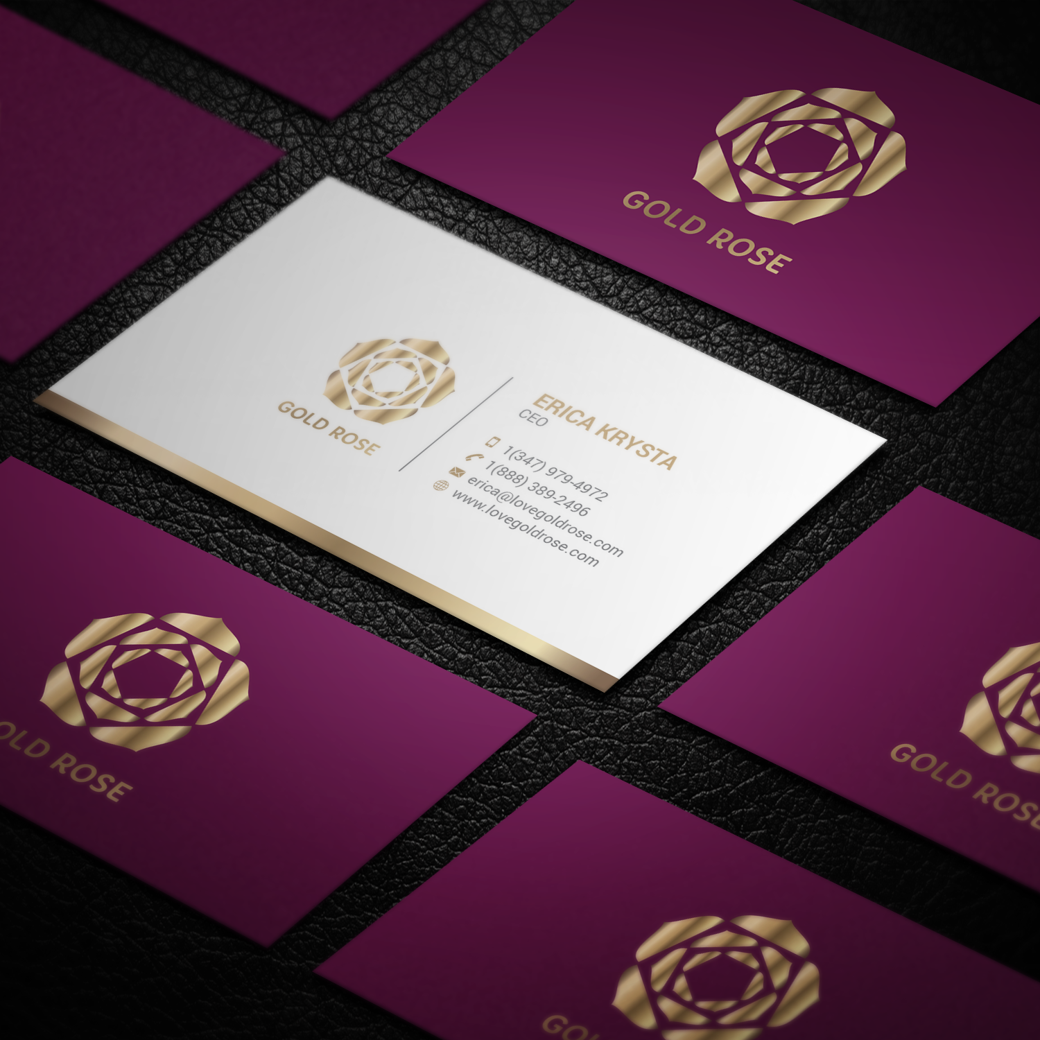 Design de Carte de Visite par Right_D pour Gold Rose | Design #19084265
