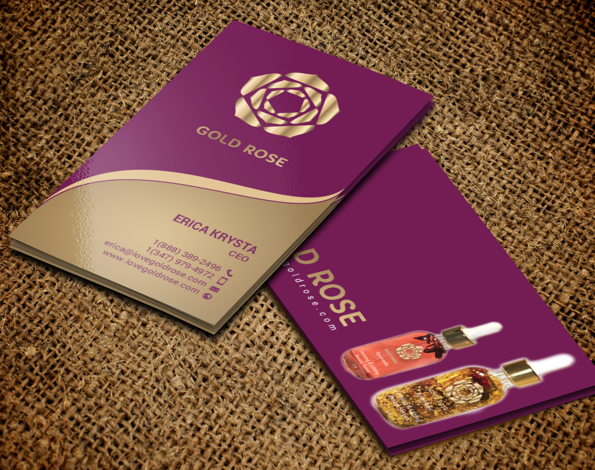 Business Card Design by chandrayaan.creative for Gold Rose | Design #19087967