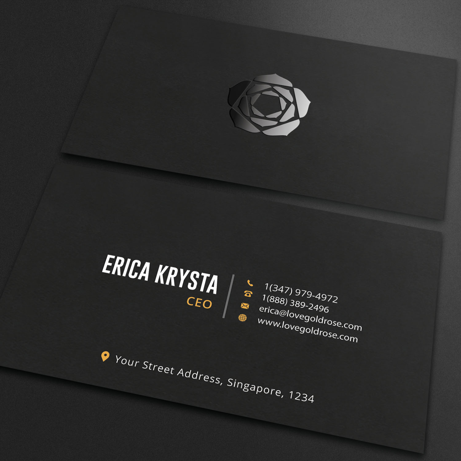 Business Card Design by Guruje for Gold Rose | Design #19083986