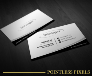 Visitenkarten-Design von Pointless Pixels India für dieses Projekt | Design #19086158