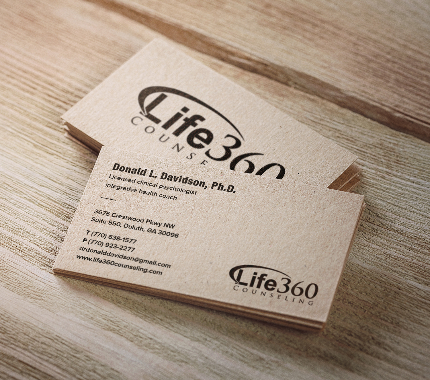 Business Card Design by Tilt for Life360 Counseling | Design #19167602