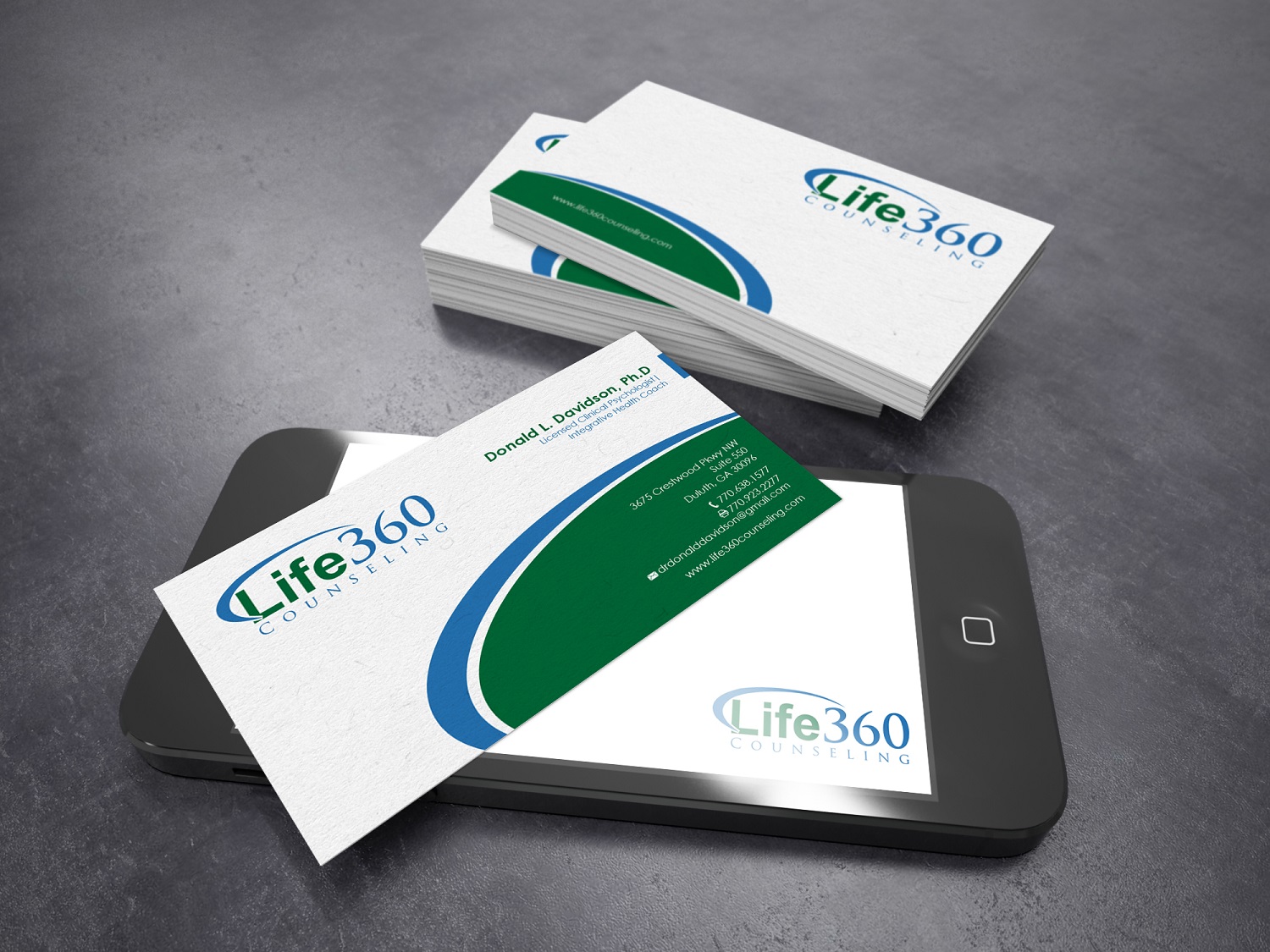 Business Card Design by Qaiser Abbas for Life360 Counseling | Design #19144448