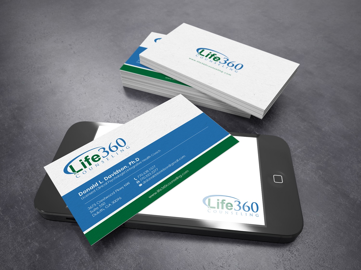 Visitenkarten-Design von Qaiser Abbas für Life360 Counseling | Design #19144544