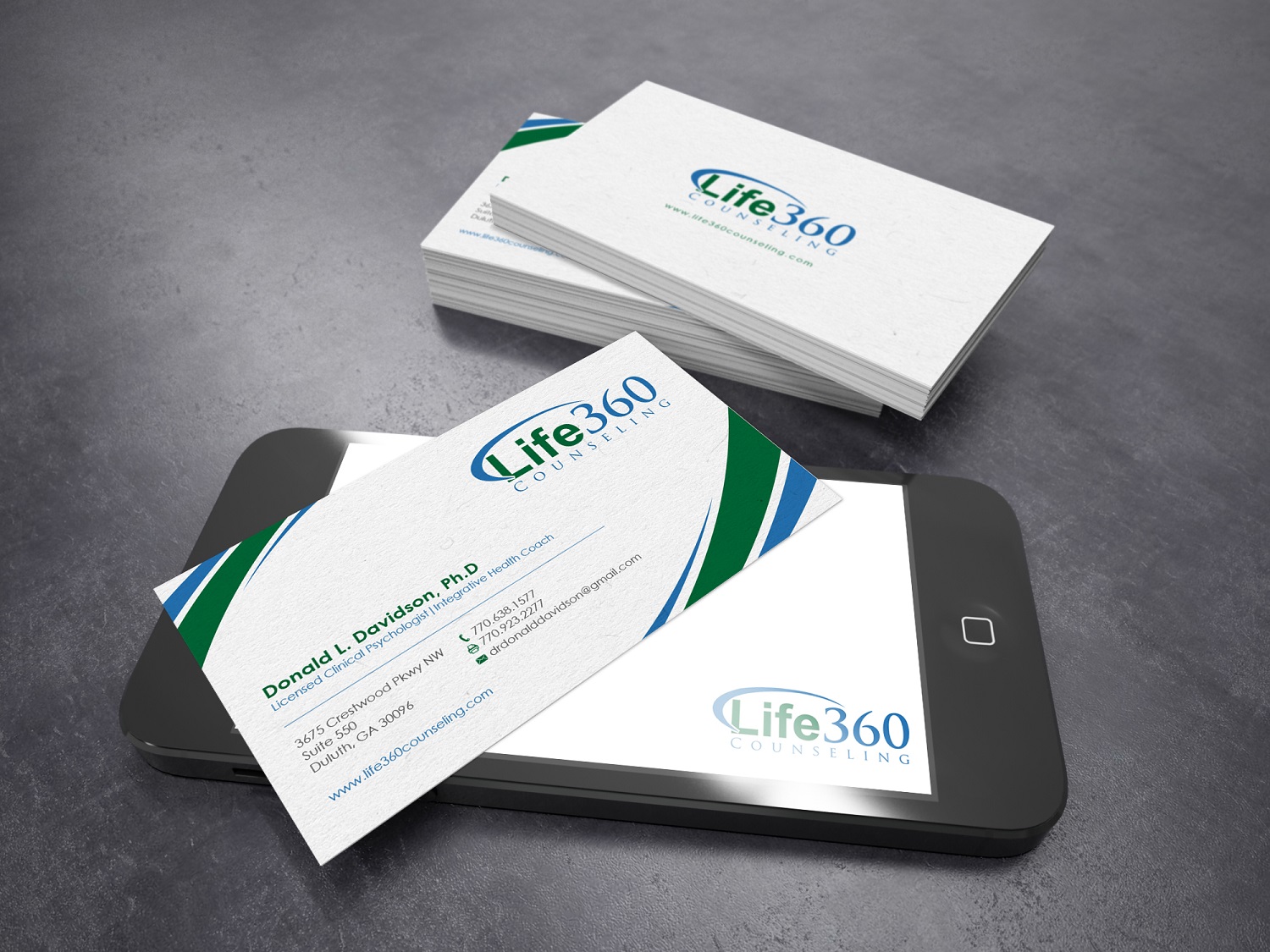 Business Card Design by Qaiser Abbas for Life360 Counseling | Design #19144545