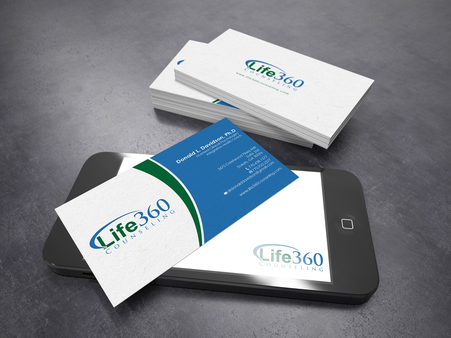 Business Card Design by Qaiser Abbas for Life360 Counseling | Design #19144546