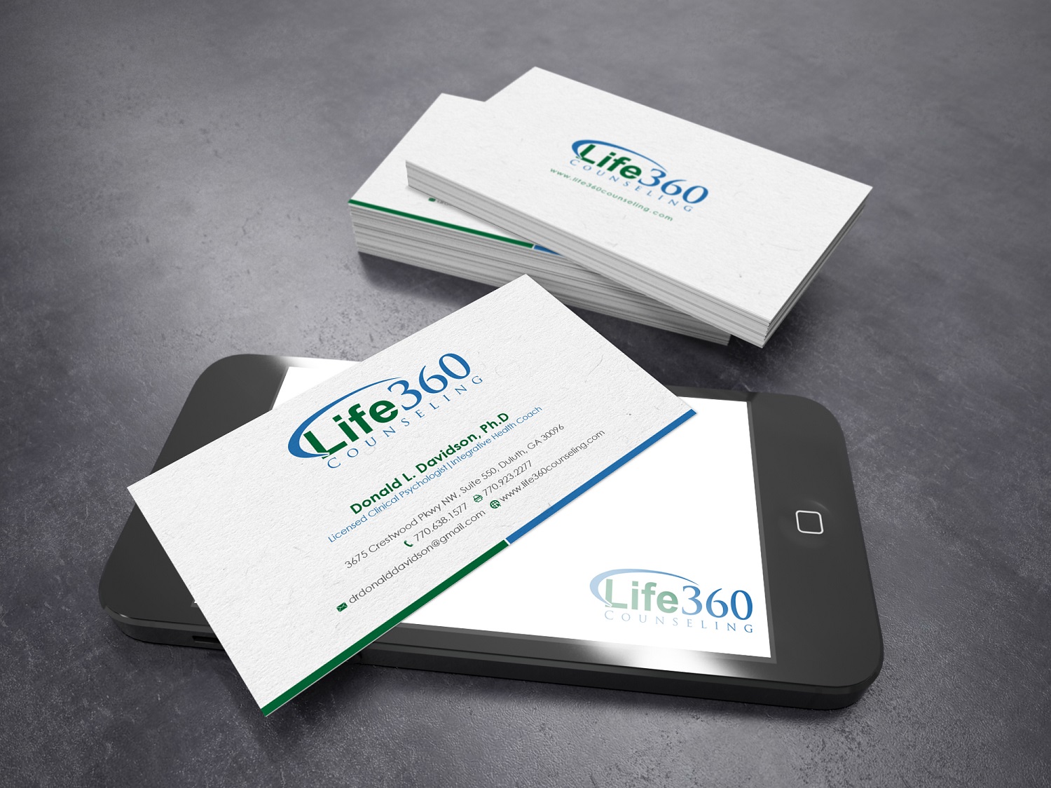 Visitenkarten-Design von Qaiser Abbas für Life360 Counseling | Design #19144547