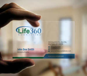 Business Card Design by INDIAN_Ashok for Life360 Counseling | Design: #19147183
