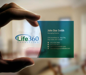 Business Card Design by INDIAN_Ashok for Life360 Counseling | Design: #19147191