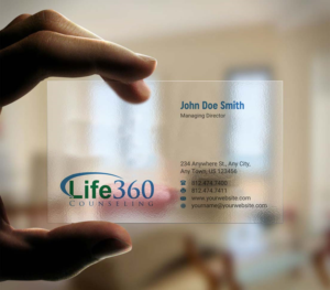 Business Card Design by INDIAN_Ashok for Life360 Counseling | Design: #19147193