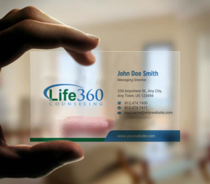 Business Card Design by INDIAN_Ashok for Life360 Counseling | Design: #19147196