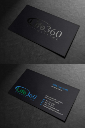 Business Card Design by INDIAN_Ashok for Life360 Counseling | Design: #19147199