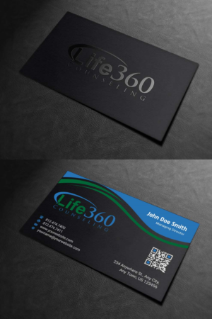 Business Card Design by INDIAN_Ashok for Life360 Counseling | Design: #19147200