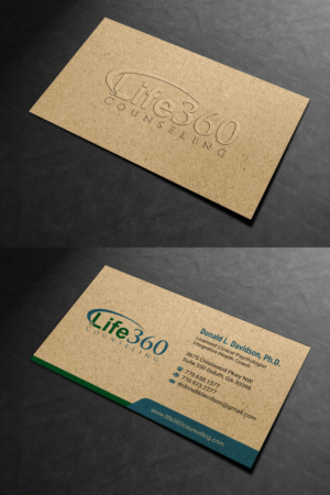 Business Card Design by INDIAN_Ashok for Life360 Counseling | Design: #19161815