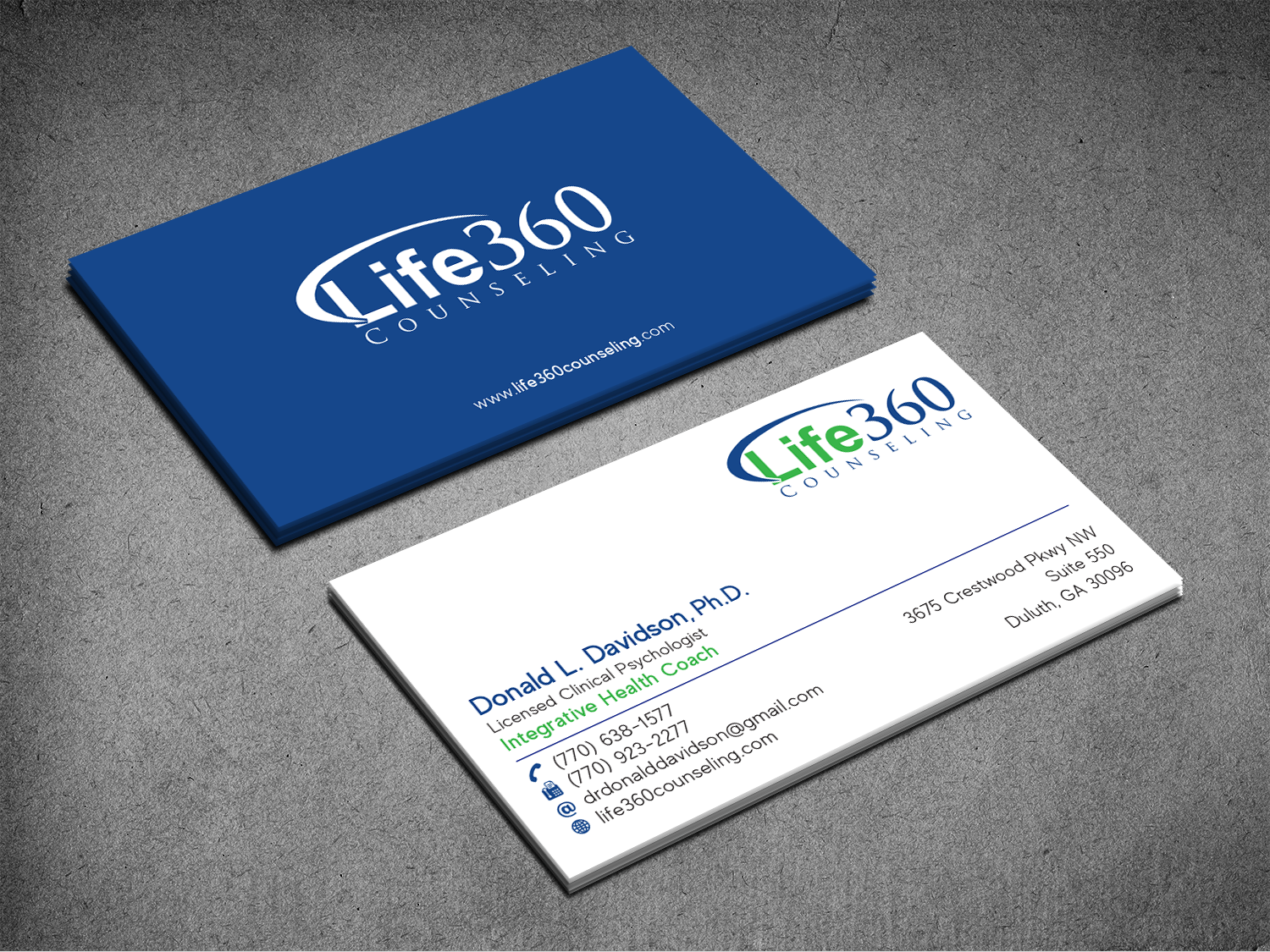 Business Card Design by Monumasud for Life360 Counseling | Design #19230068