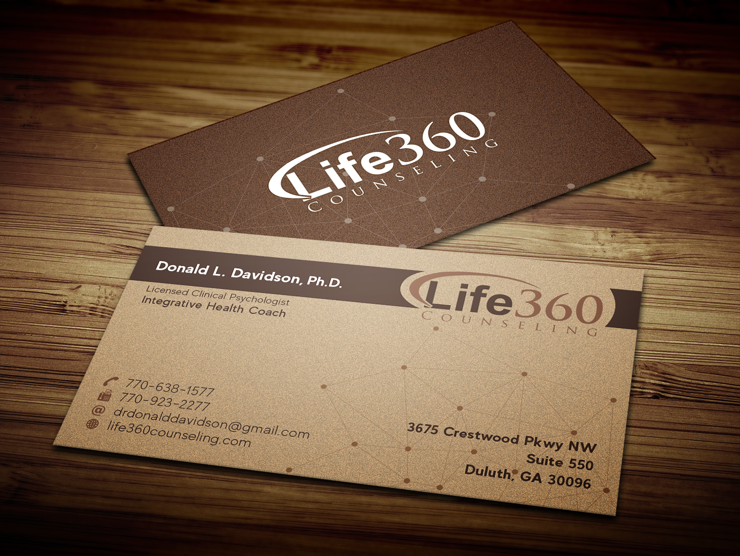 Business Card Design by Monumasud for Life360 Counseling | Design #19236935