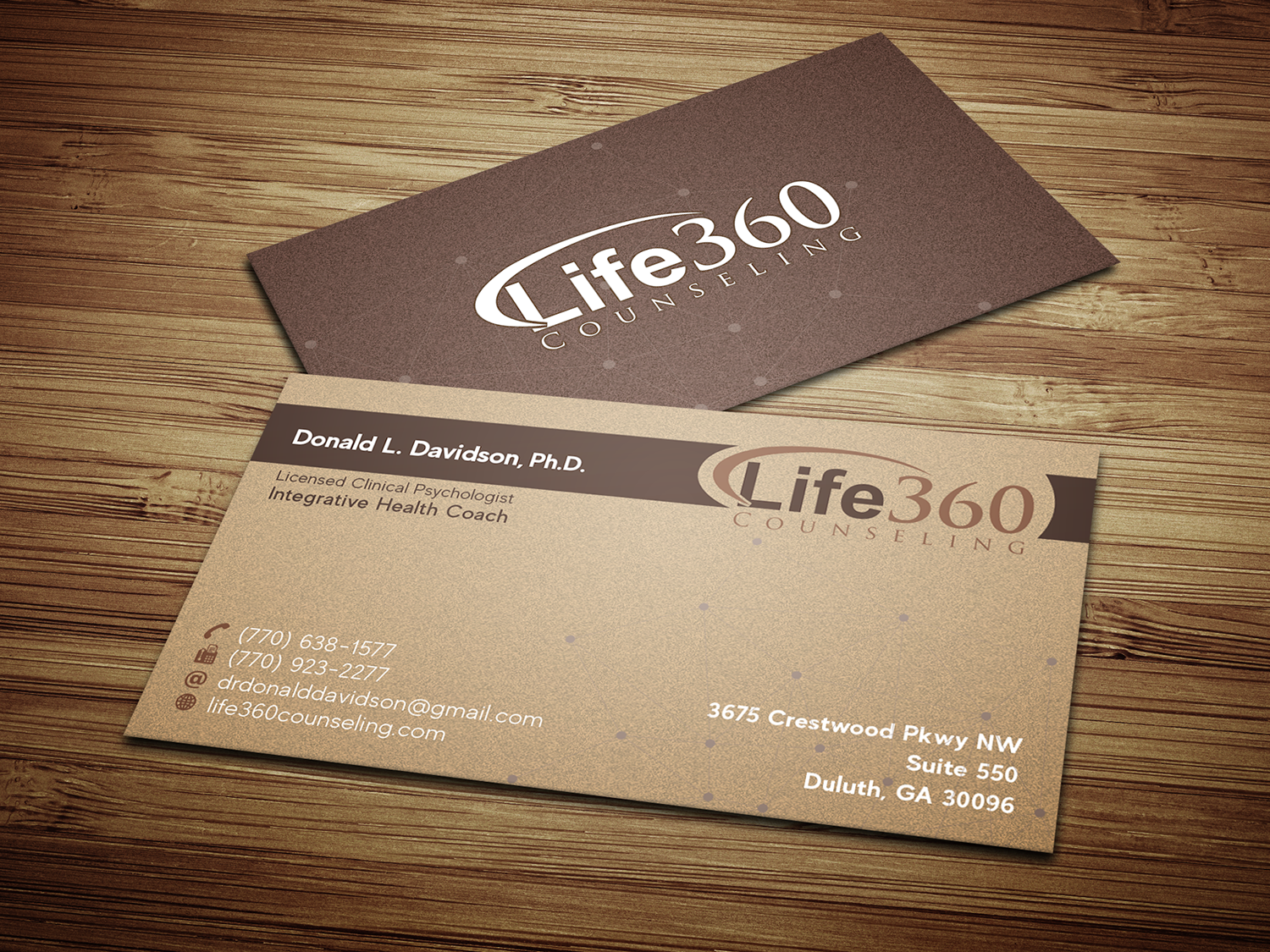 Visitenkarten-Design von Monumasud für Life360 Counseling | Design #19236936