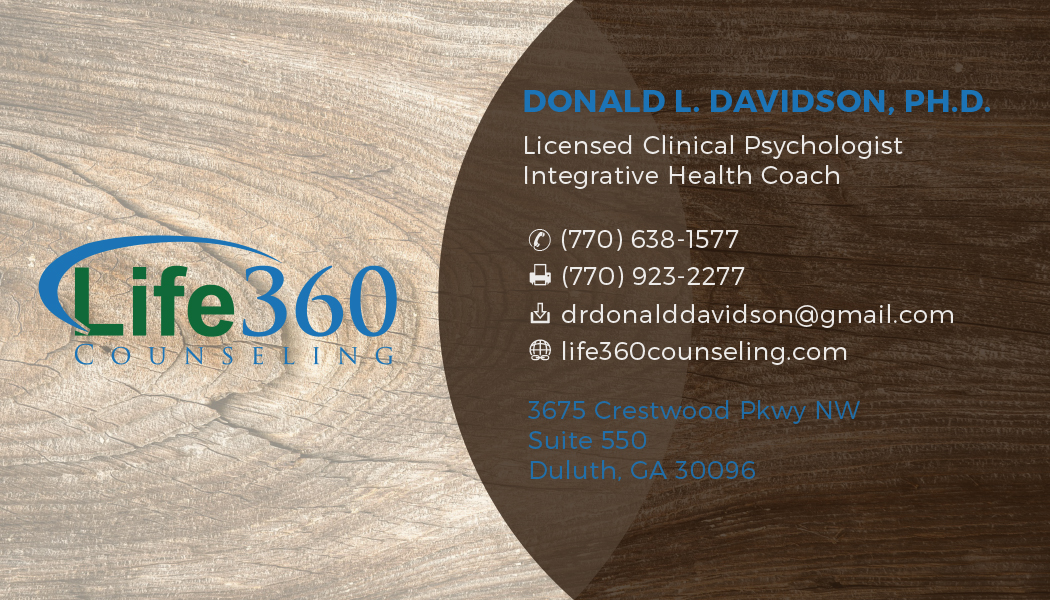 Visitenkarten-Design von Venus L. Penaflor für Life360 Counseling | Design #19160342