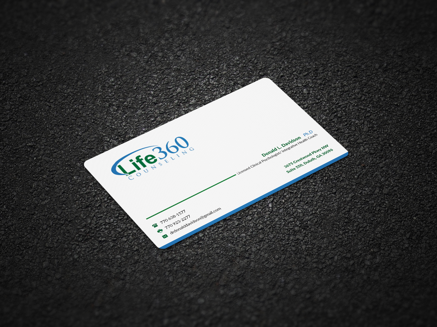 Business Card Design by Pointless Pixels India for Life360 Counseling | Design #19148387