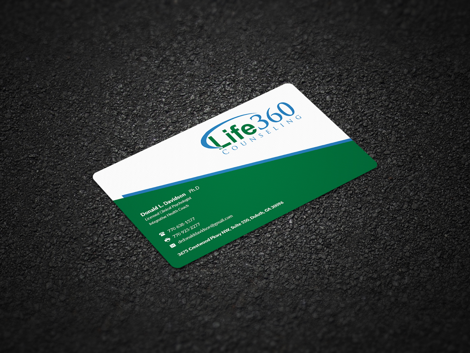 Design de Carte de Visite par Pointless Pixels India pour Life360 Counseling | Design #19154722